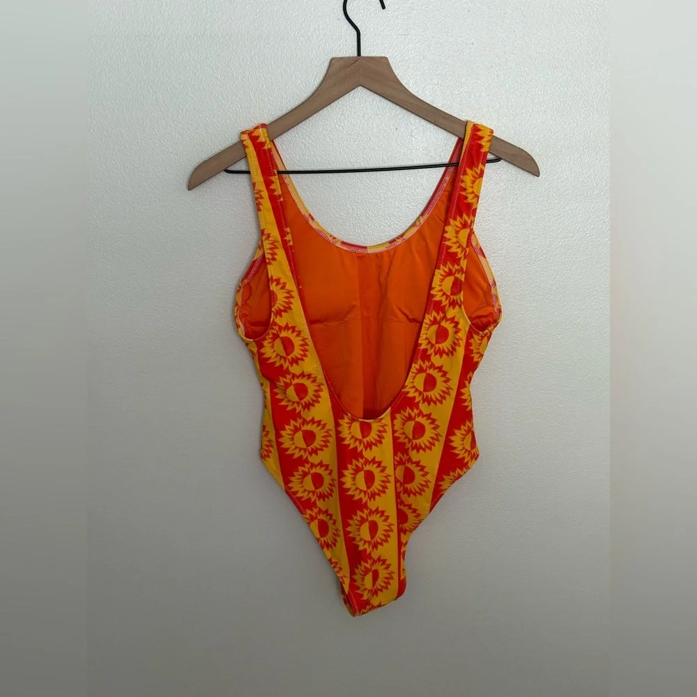 FREE PEOPLE It's Now Cool The Showtime Printed One-Piece Swimsuit